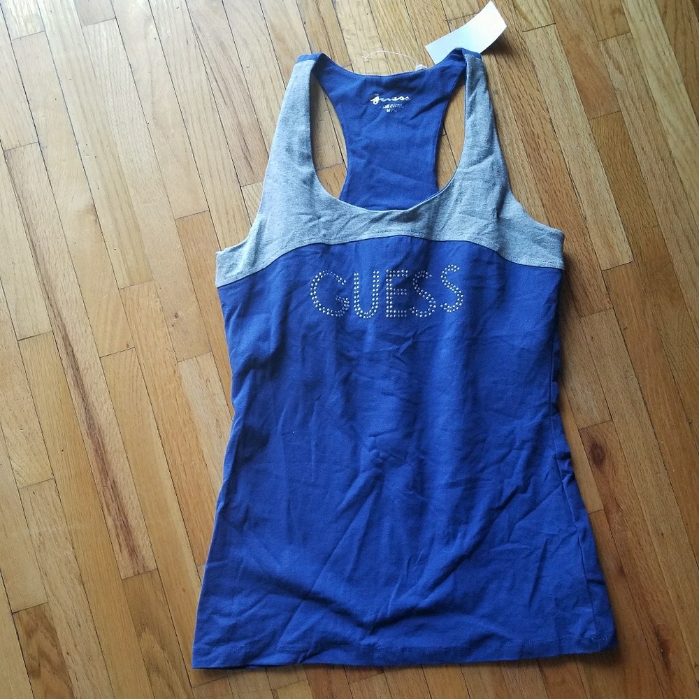 Guess Logo sport tank top size M